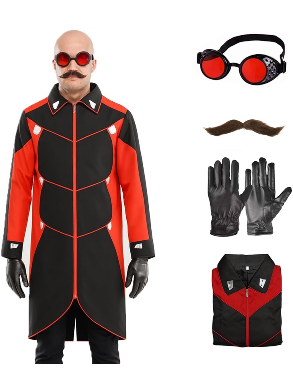 Adult Sonic Dr. Robotnik Costume